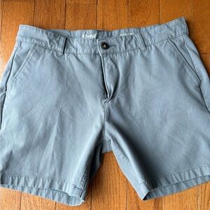 Mugsy Gray Flat Front Men's Shorts